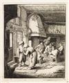 ADRIAEN VAN OSTADE Three etchings.